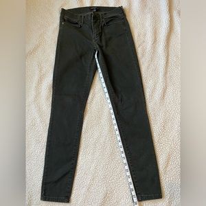 Banana Republic Deep green skinny jeans